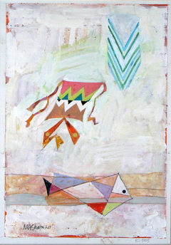 Kites C / 41cm × 25cm = 16'' × 10'' 